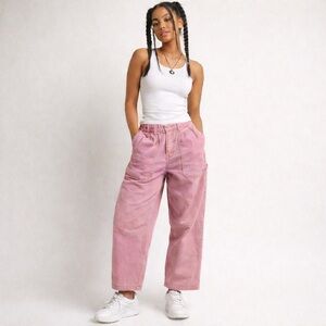 🌸 Old Navy Utility Carpenter Pull-On Pants - Dusty Rose/Pink 🌸